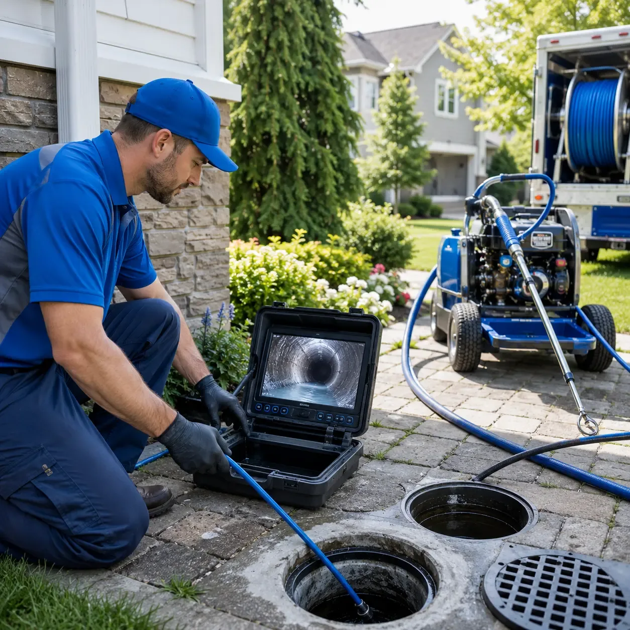 Outdoor drain cleaning professionals serving Conewango Valley, NY